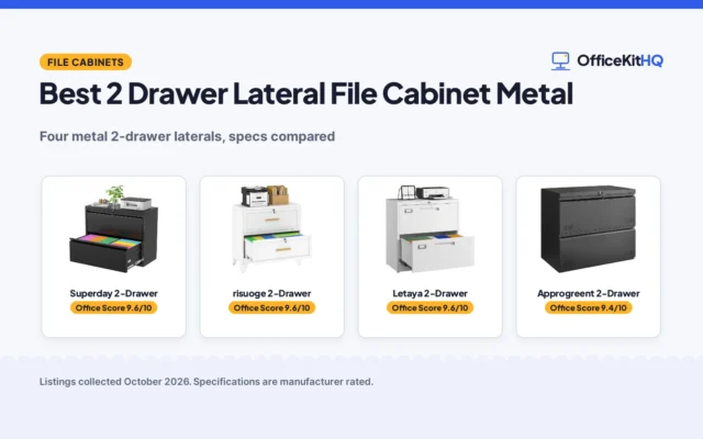 Best 2 Drawer Lateral File Cabinet Metal (2026): 4 Compared