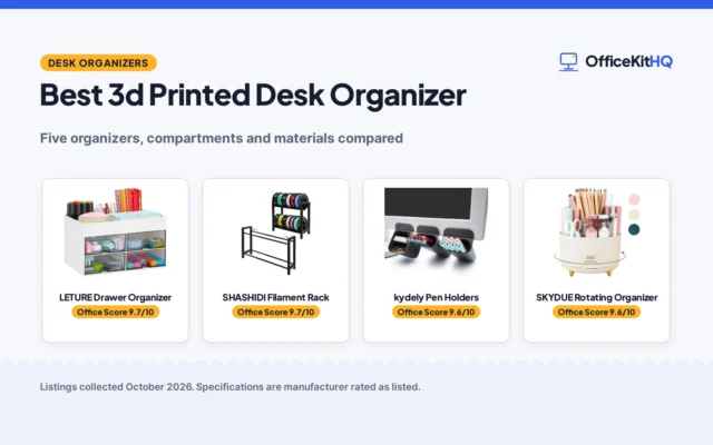 Best 3d Printed Desk Organizer (2026): 5 Picks Compared