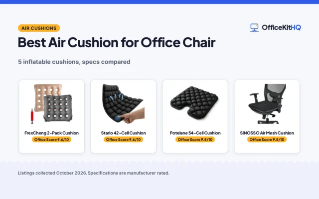 Best Air Cushion for Office Chair (2026): 5 Picks Compared
