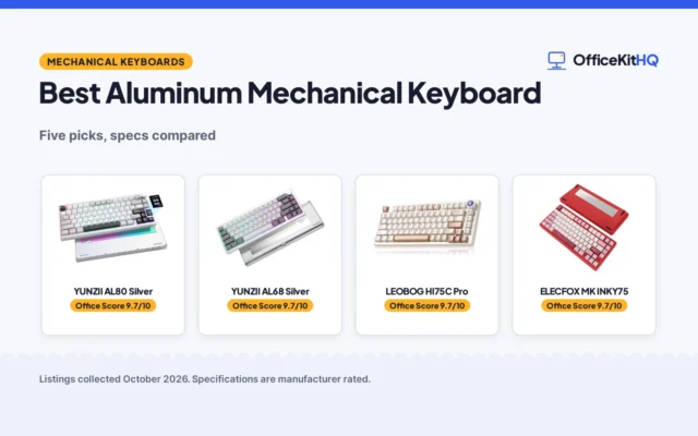 Best Aluminum Mechanical Keyboard (2026): 5 Compared