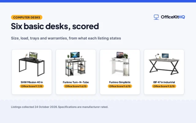 Best Basic Computer Desk (2026): 6 Compared and Scored