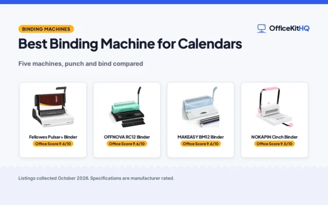 Best Binding Machine for Calendars (2026): 5 Compared