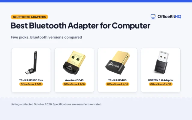 Best Bluetooth Adapter for Computer (2026): 5 Picks Compared