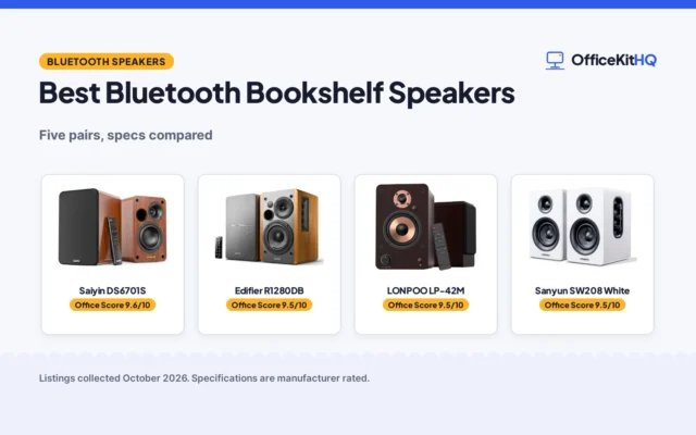 Best Bluetooth Bookshelf Speakers: 5 Pairs Compared