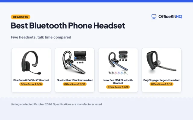 Best Bluetooth Phone Headset (2026): 5 Compared