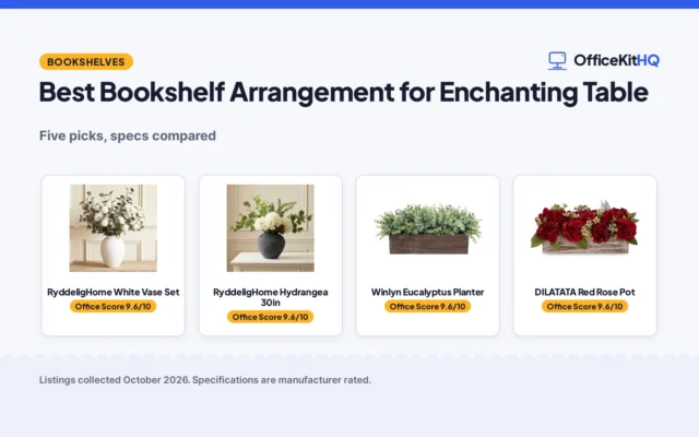 Best Bookshelf Arrangement for Enchanting Table (2026): 5 Compared