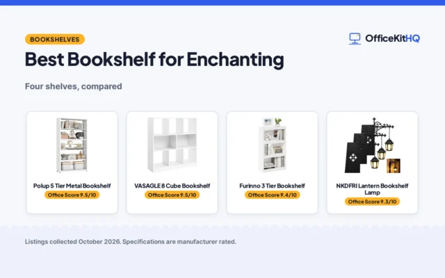 Best Bookshelf for Enchanting: 4 Shelves Compared