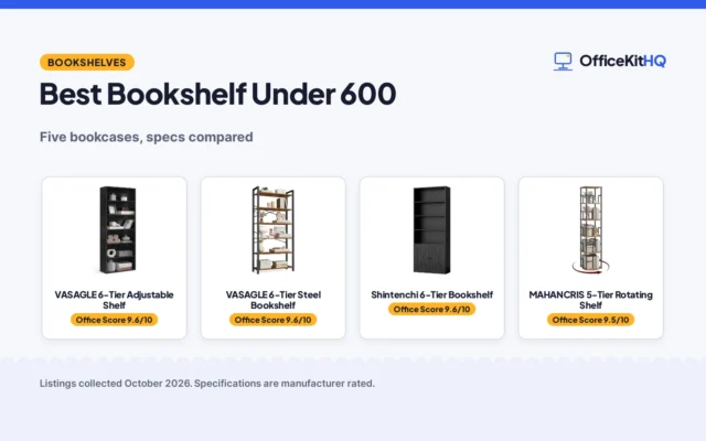 Best Bookshelf Under 600 (2026)