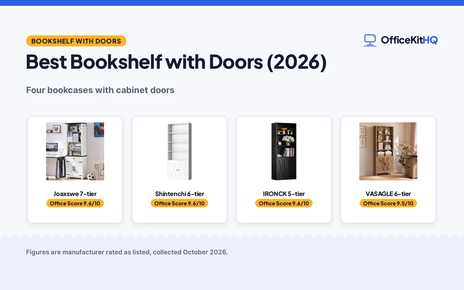Best Bookshelf with Doors (2026)