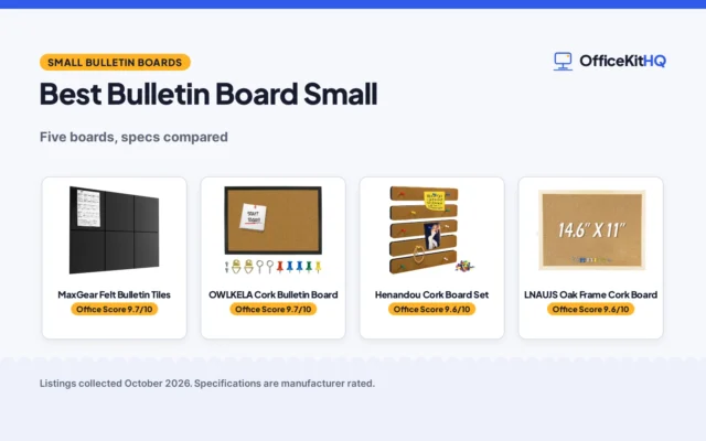 Best Bulletin Board Small (2026): 5 Picks Compared