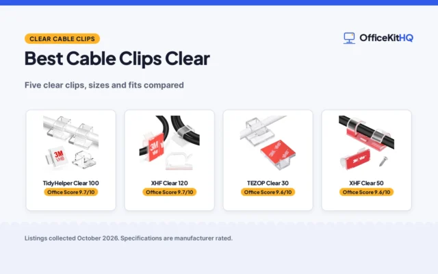 Best Cable Clips Clear (2026): 5 Clips Compared