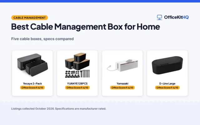Best Cable Management Box for Home: 5 Compared