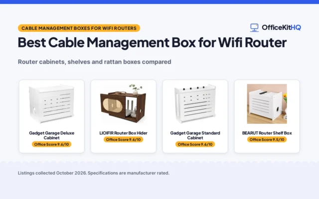 Best Cable Management Box for Wifi Router (2026)