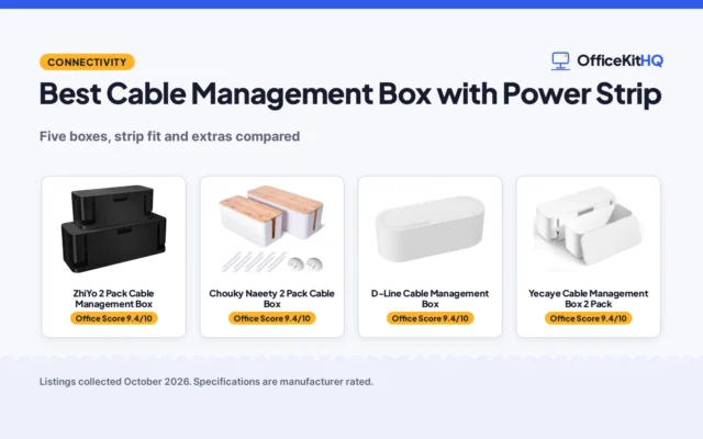 Best Cable Management Box with Power Strip (2026): 5 Picks