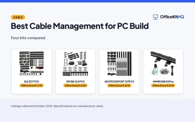 Best Cable Management for PC Build (2026): 4 Compared