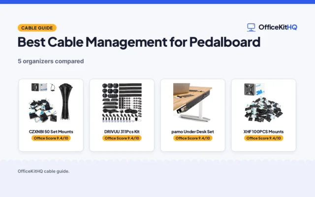 Best Cable Management for Pedalboard (2026): 5 Compared