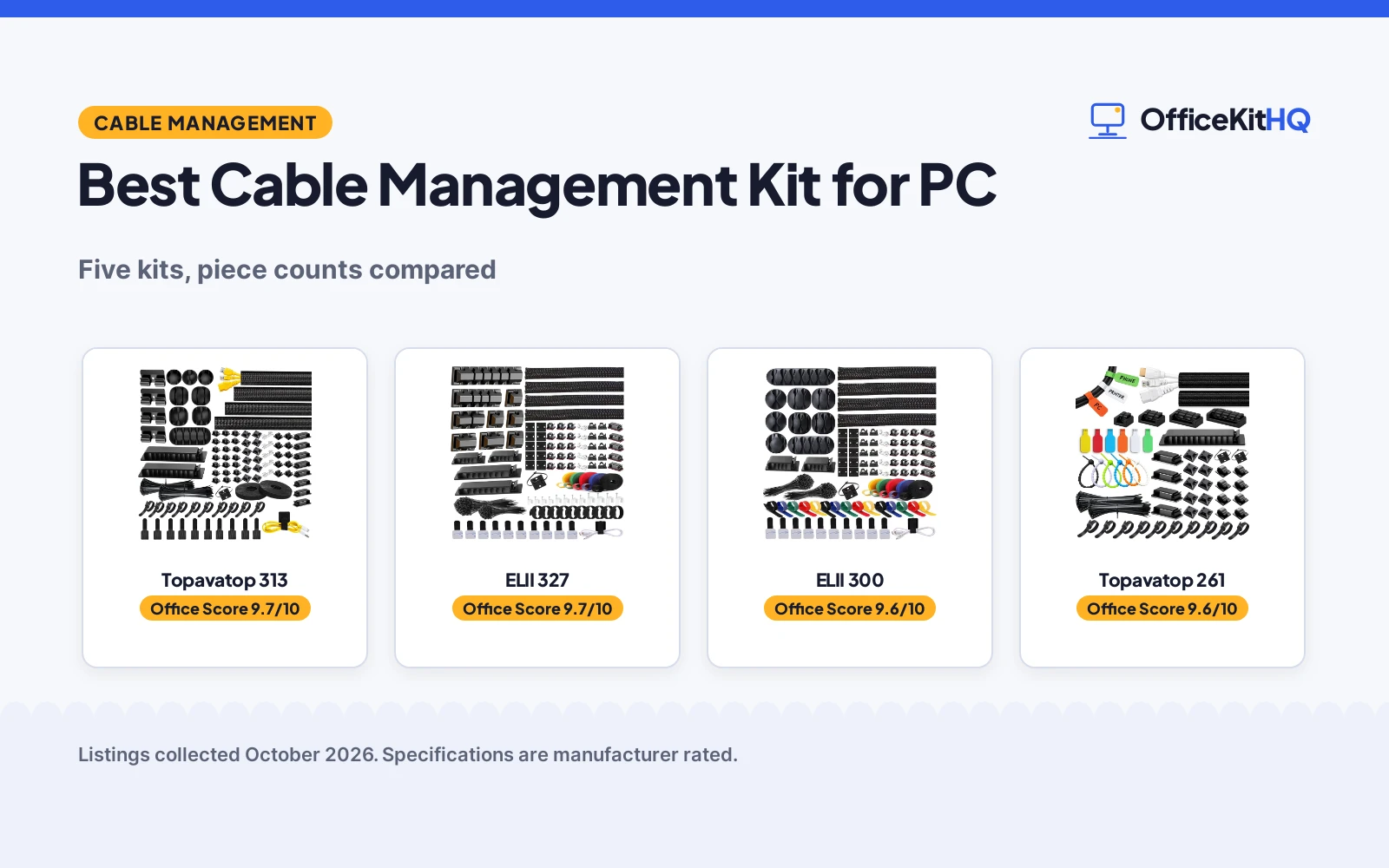 Best Cable Management Kit for PC (2026): 5 Compared