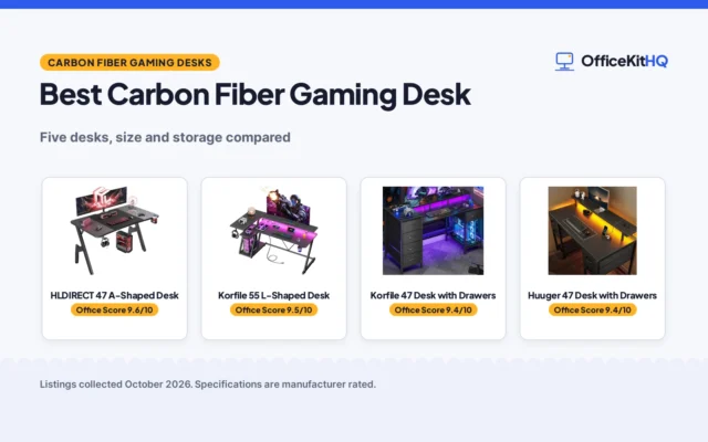 Best Carbon Fiber Gaming Desk (2026)