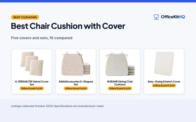 Best Chair Cushion with Cover (2026): 5 Picks Compared