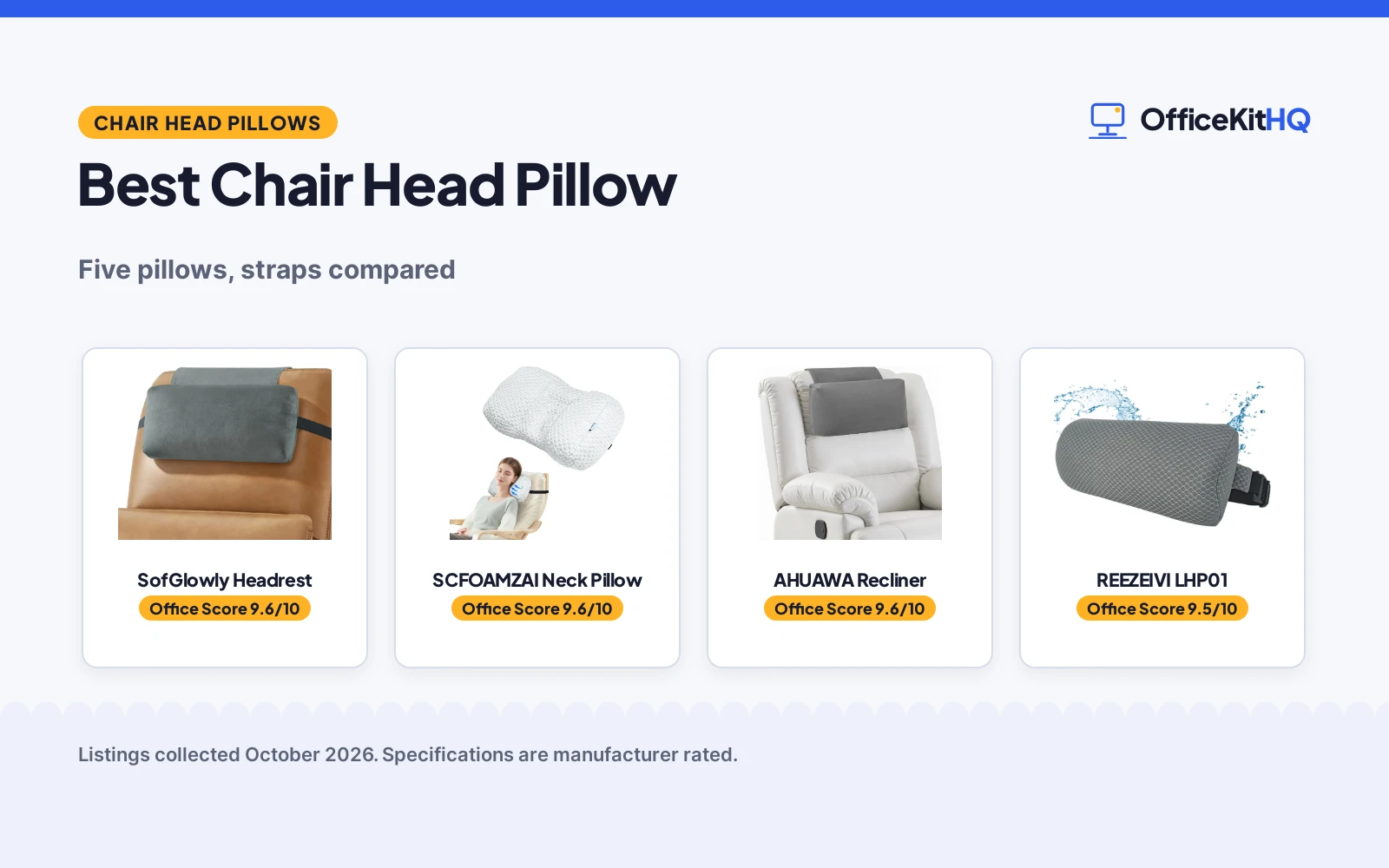 Best Chair Head Pillow (2026): 5 Picks Compared