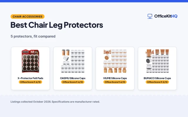 Best Chair Leg Protectors (2026): 5 Compared