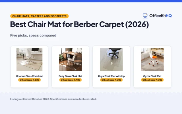 Best Chair Mat for Berber Carpet (2026): 5 Picks Compared