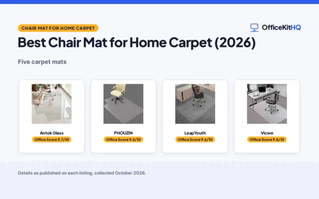 Best Chair Mat for Home Carpet (2026)