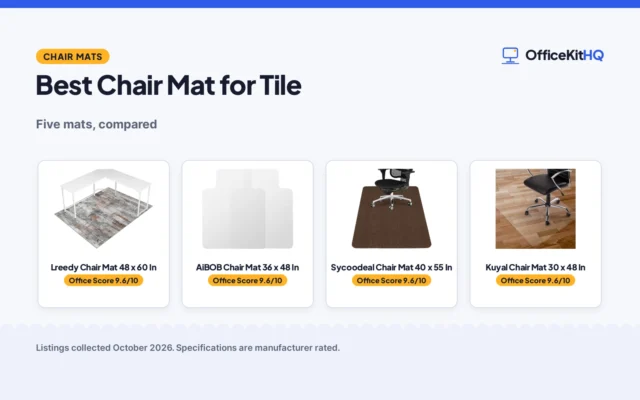 Best Chair Mat for Tile (2026): 5 Compared