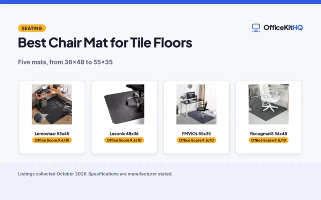 Best Chair Mat for Tile Floors (2026): 5 Compared