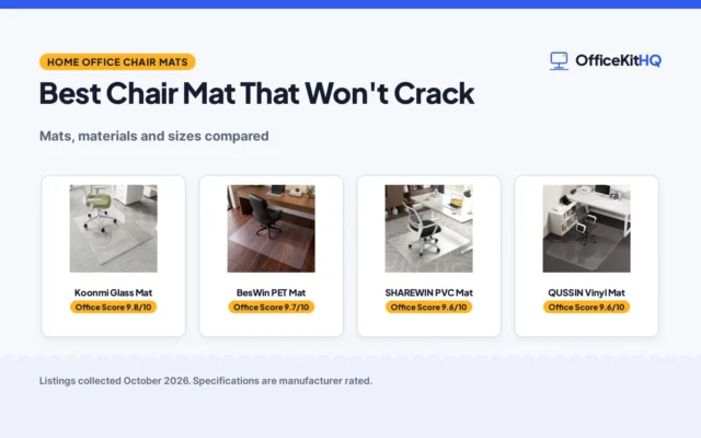 Best Chair Mat That Won’t Crack (2026): Picks Compared