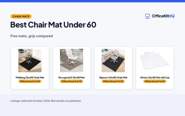 Best Chair Mat Under 60 (2026): 5 Compared