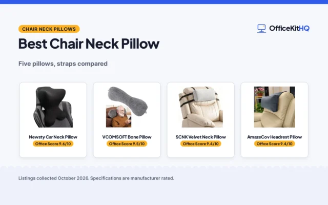 Best Chair Neck Pillow: 5 Pillows for Recliners and Chairs