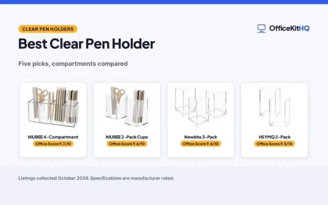 Best Clear Pen Holder (2026): 5 Clear Picks Compared