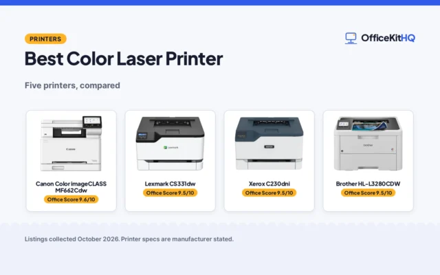 Best Color Laser Printer (2026): 5 Compared