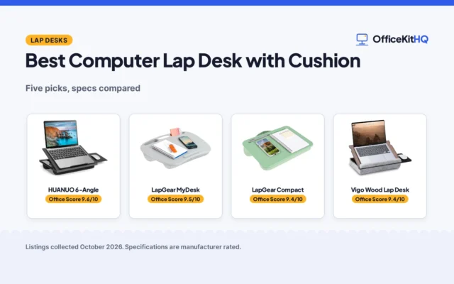 Best Computer Lap Desk with Cushion (2026): 5 Picks Compared