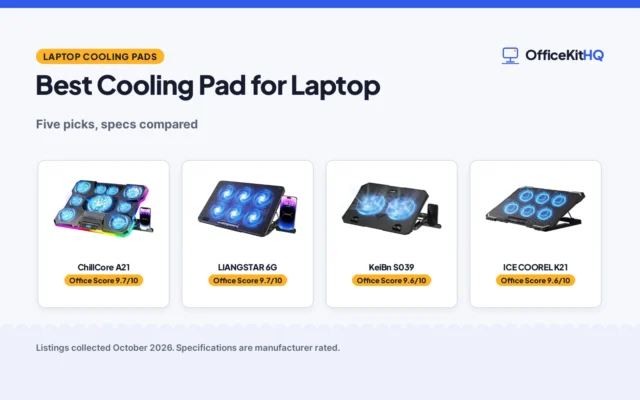 Best Cooling Pad for Laptop (2026): 5 Picks Compared