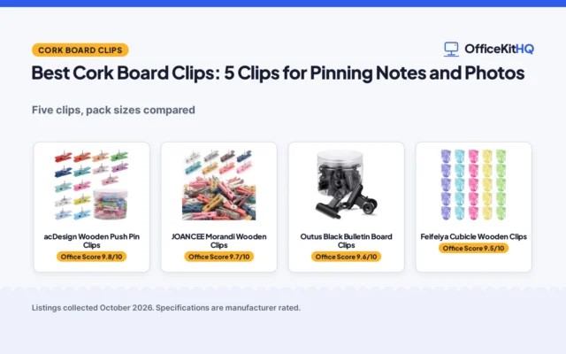 Best Cork Board Clips: 5 Clips for Pinning Notes and Photos