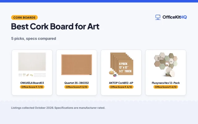 Best Cork Board for Art (2026): 5 Boards Compared
