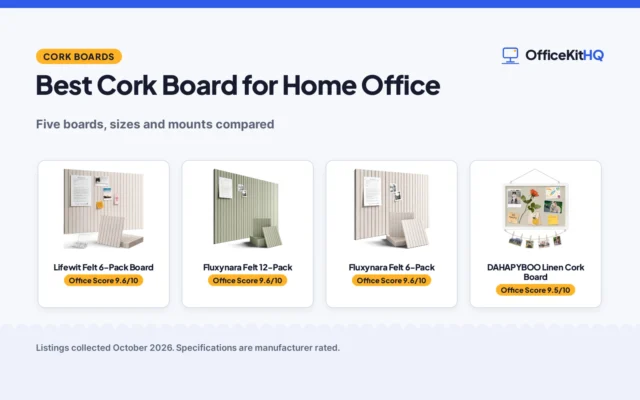 Best Cork Board for Home Office (2026): 5 Picks Compared