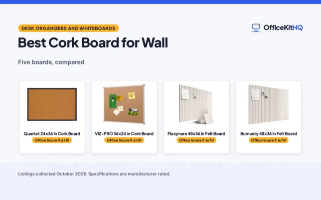 Best Cork Board for Wall (2026): 5 Compared