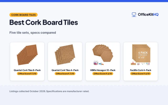 Best Cork Board Tiles (2026): 5 Picks Compared