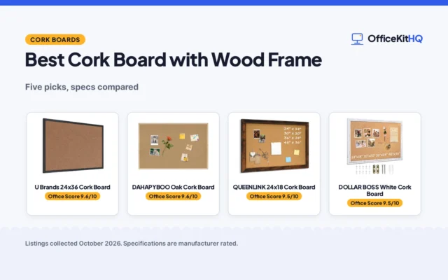 Best Cork Board with Wood Frame (2026): 5 Compared