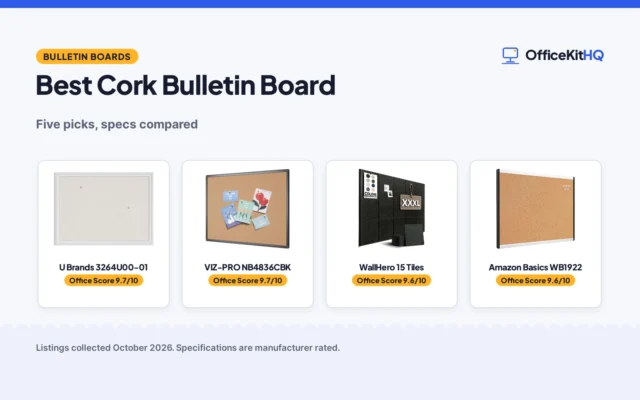 Best Cork Bulletin Board (2026): 5 Picks Compared