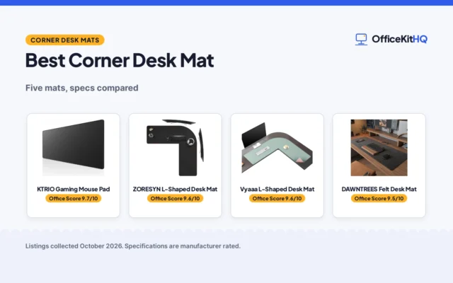 Best Corner Desk Mat (2026)