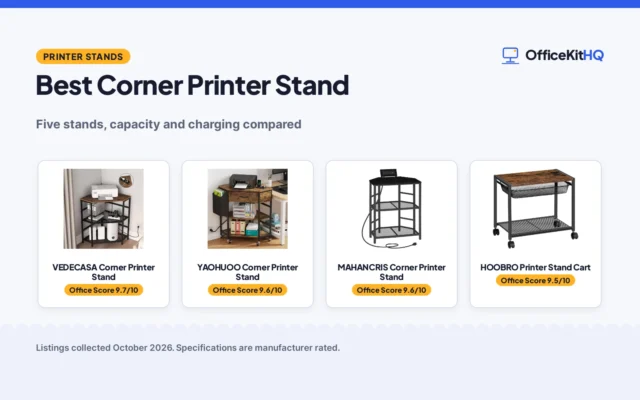 Best Corner Printer Stand (2026): 5 Picks Compared