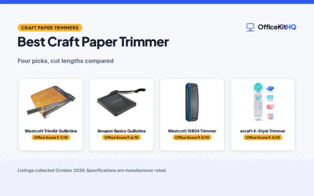 Best Craft Paper Trimmer (2026): 4 Picks Compared
