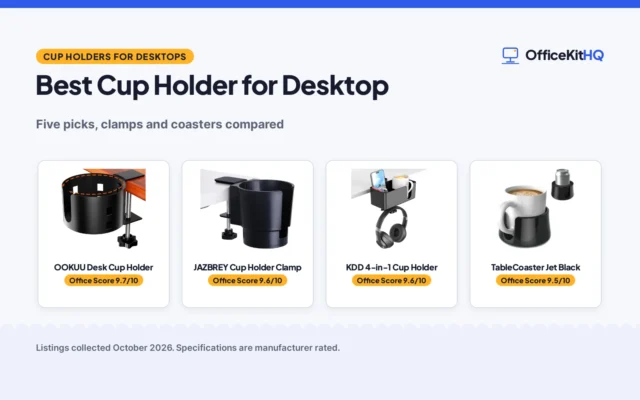 Best Cup Holder for Desktop (2026): 5 Picks Compared