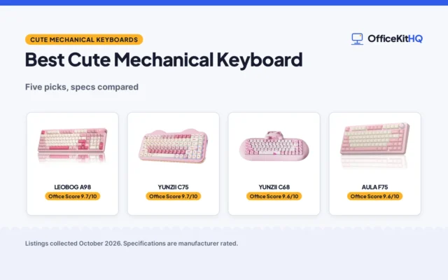 Best Cute Mechanical Keyboard (2026): 5 Picks Compared