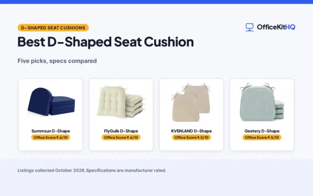 Best D-Shaped Seat Cushion (2026): 5 Picks Compared
