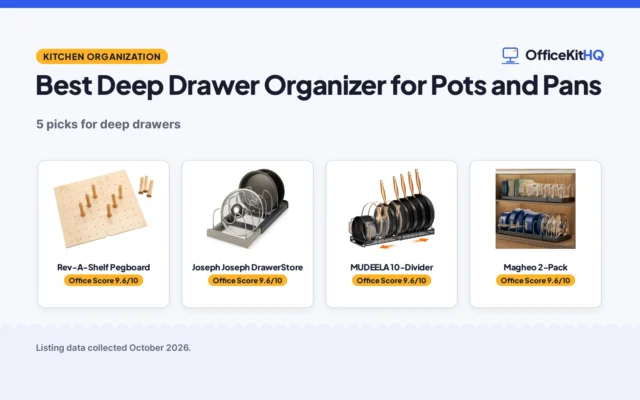 Best Deep Drawer Organizer for Pots and Pans (2026): 5 Compared